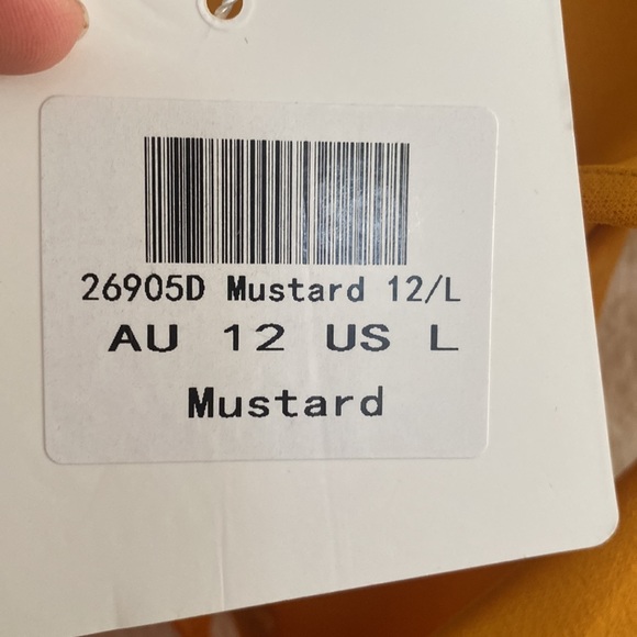 Selfie Leslie Take Note Frill Dress in Mustard - Picture 13 of 13